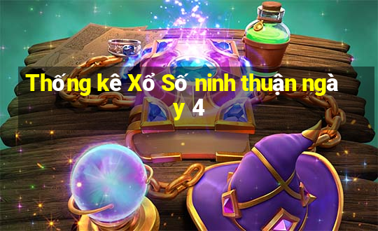 Thống kê Xổ Số ninh thuận ngày 4