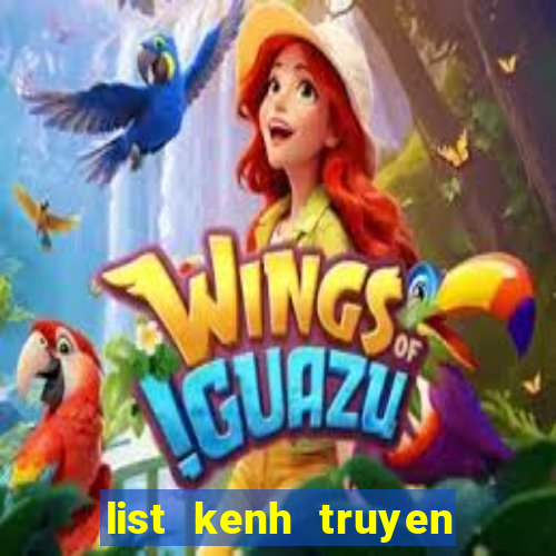 list kenh truyen hinh fpt