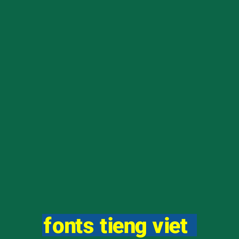 fonts tieng viet