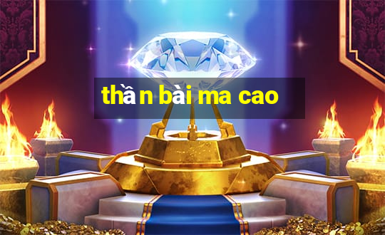 thần bài ma cao