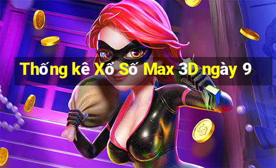 Thống kê Xổ Số Max 3D ngày 9