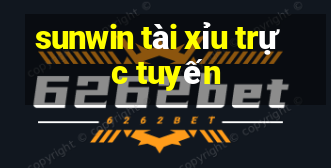 sunwin tài xỉu trực tuyến