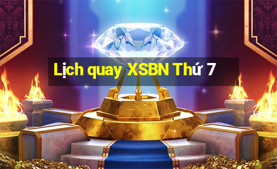 Lịch quay XSBN Thứ 7