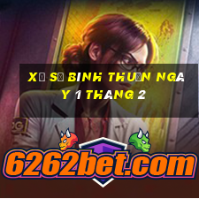 xổ số bình thuận ngày 1 tháng 2