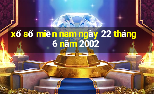 xổ số miền nam ngày 22 tháng 6 năm 2002