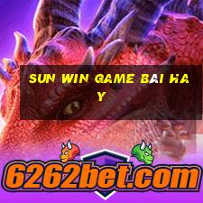 Sun Win Game Bài Hay