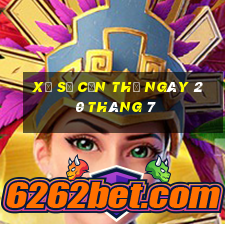 xổ số cần thơ ngày 20 tháng 7