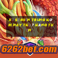 xổ số miền trung hôm nay thứ 7 hàng tuần