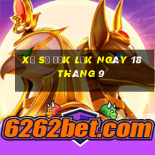 xổ số đắk lắk ngày 18 tháng 9