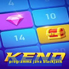 programma java blackjack