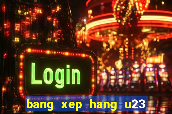 bang xep hang u23 asiad 2023