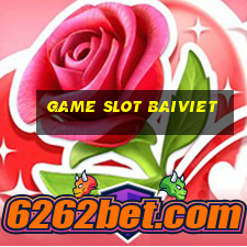 Game Slot Baiviet