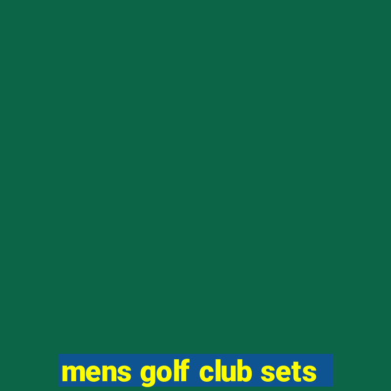 mens golf club sets