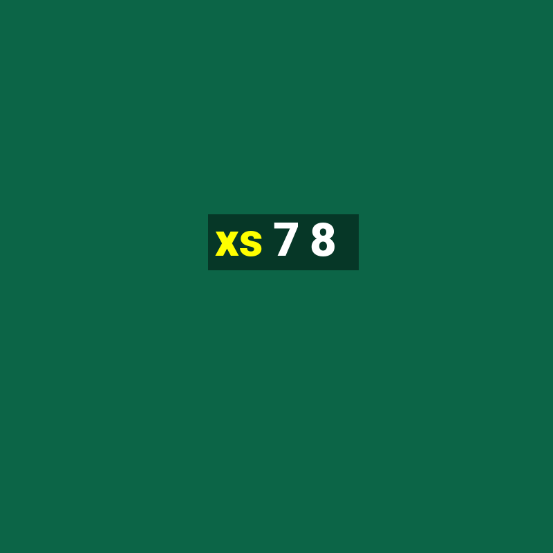 xs 7 8