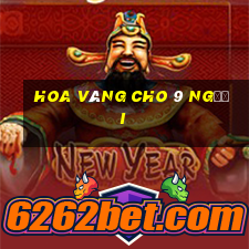 Hoa vàng cho 9 người