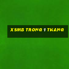 xsmb trong 1 thang