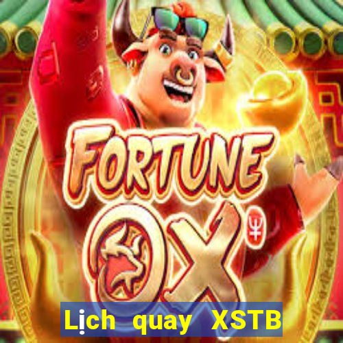 Lịch quay XSTB ngày 2