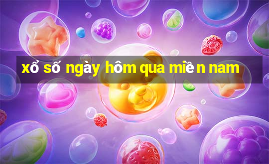 xổ số ngày hôm qua miền nam