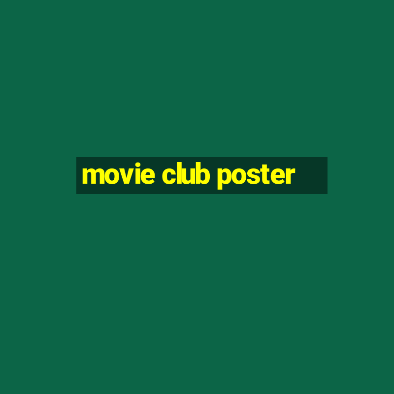 movie club poster