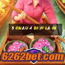 5 châu 4 biển là gì