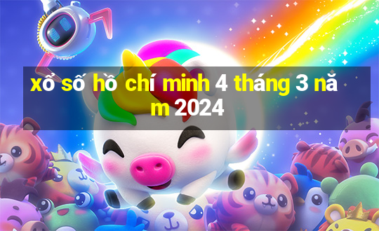 xổ số hồ chí minh 4 tháng 3 năm 2024