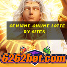 genuine online lottery sites