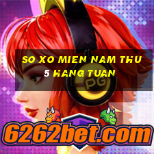 so xo mien nam thu 5 hang tuan