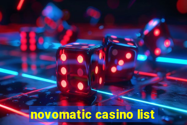 novomatic casino list