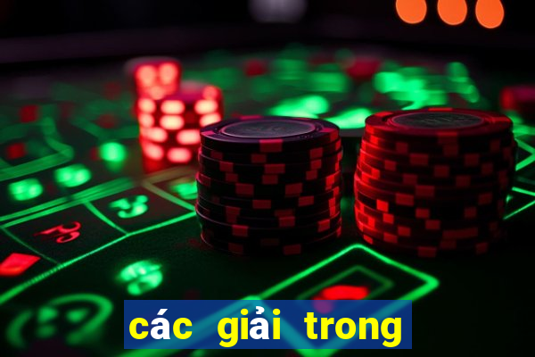 các giải trong vé số