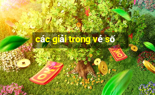 các giải trong vé số