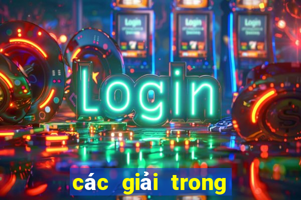 các giải trong vé số