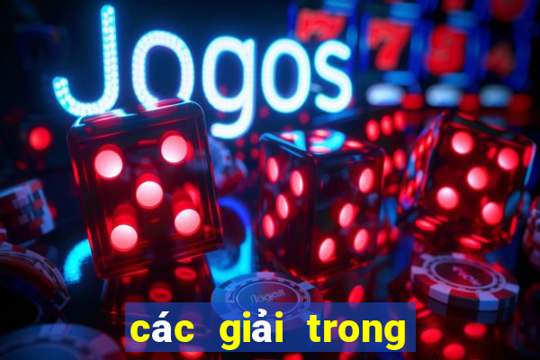 các giải trong vé số