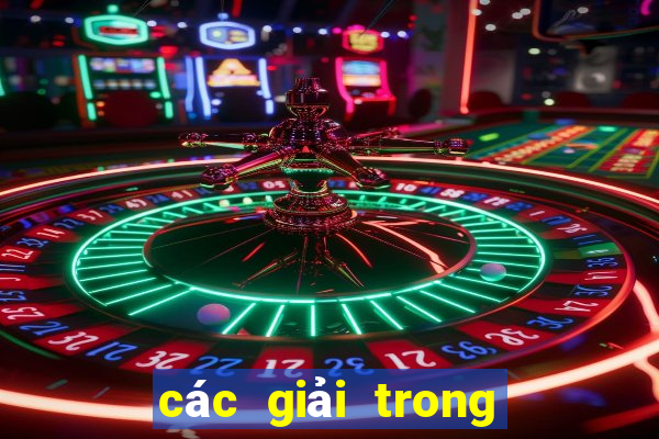 các giải trong vé số