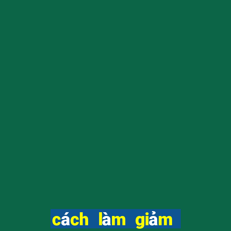 cách làm giảm bết tóc