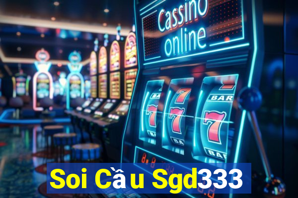 Soi Cầu Sgd333