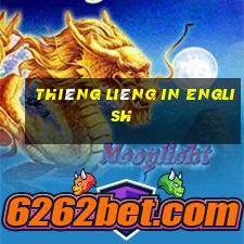 thiêng liêng in english