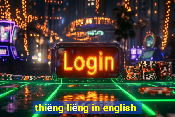 thiêng liêng in english