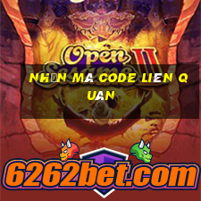 nhận mã code liên quân