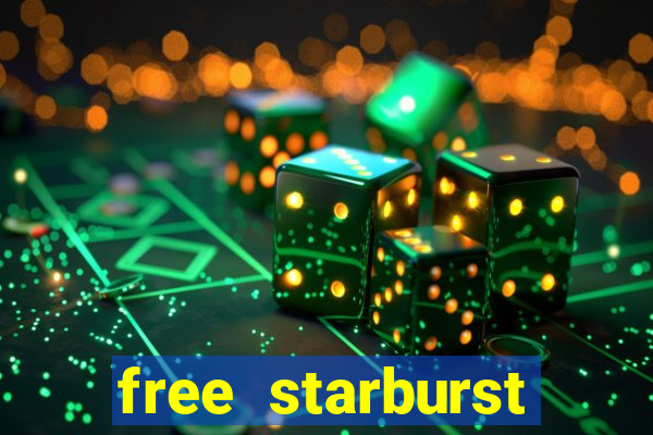 free starburst slots no deposit