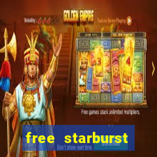 free starburst slots no deposit