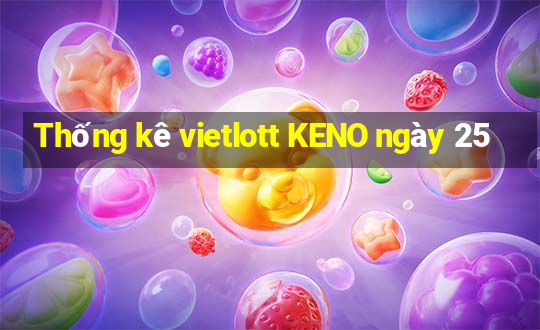 Thống kê vietlott KENO ngày 25