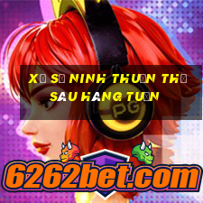 xổ số ninh thuận thứ sáu hàng tuần