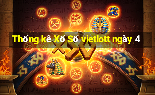 Thống kê Xổ Số vietlott ngày 4