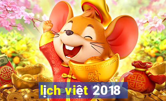 lịch việt 2018