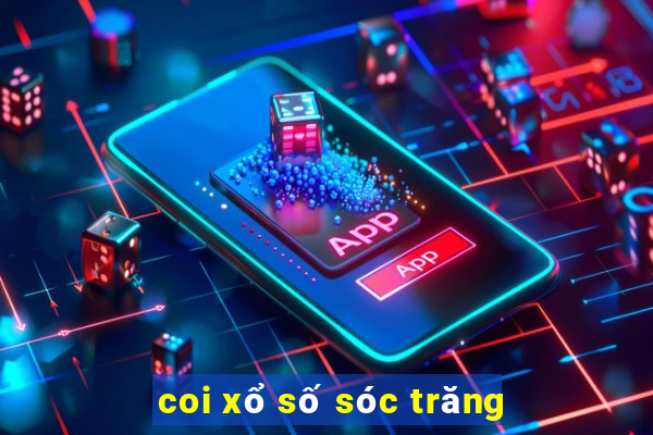 coi xổ số sóc trăng