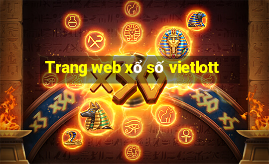 Trang web xổ số vietlott