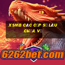 xsmb các cặp số lâu chưa về