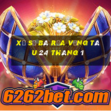 xổ số bà rịa vũng tàu 24 tháng 1