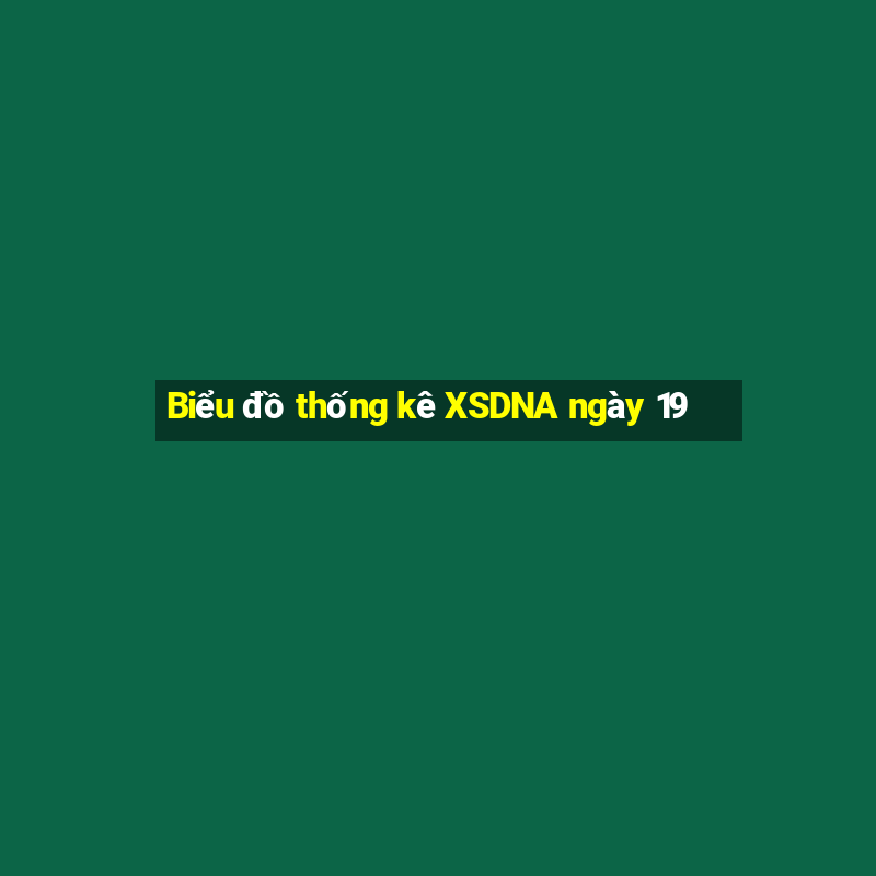 Biểu đồ thống kê XSDNA ngày 19