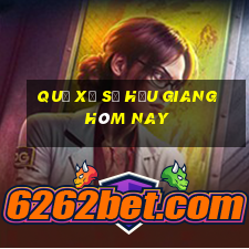 quả xổ số hậu giang hôm nay